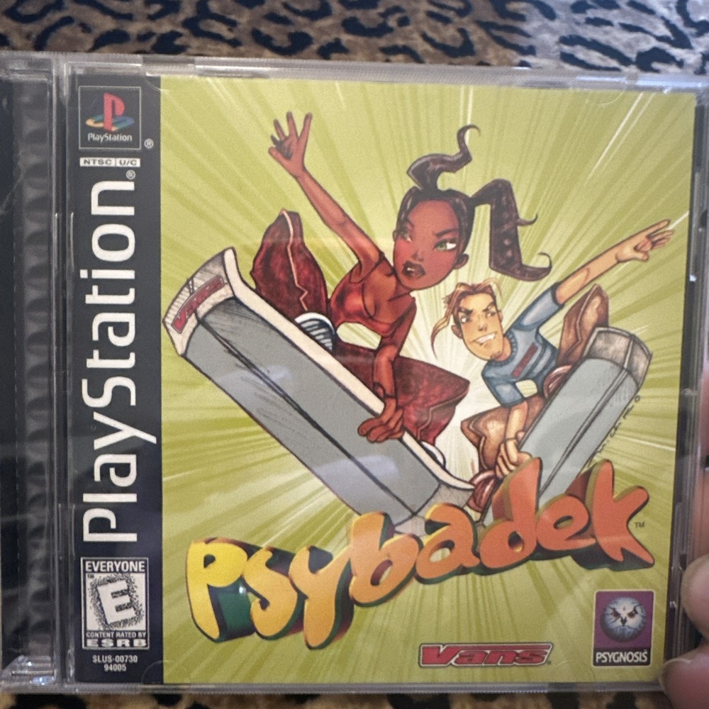 Psybadek Sony PlayStation 1 1998 Psygnosis PS1 Action Adventure SLUS-00730